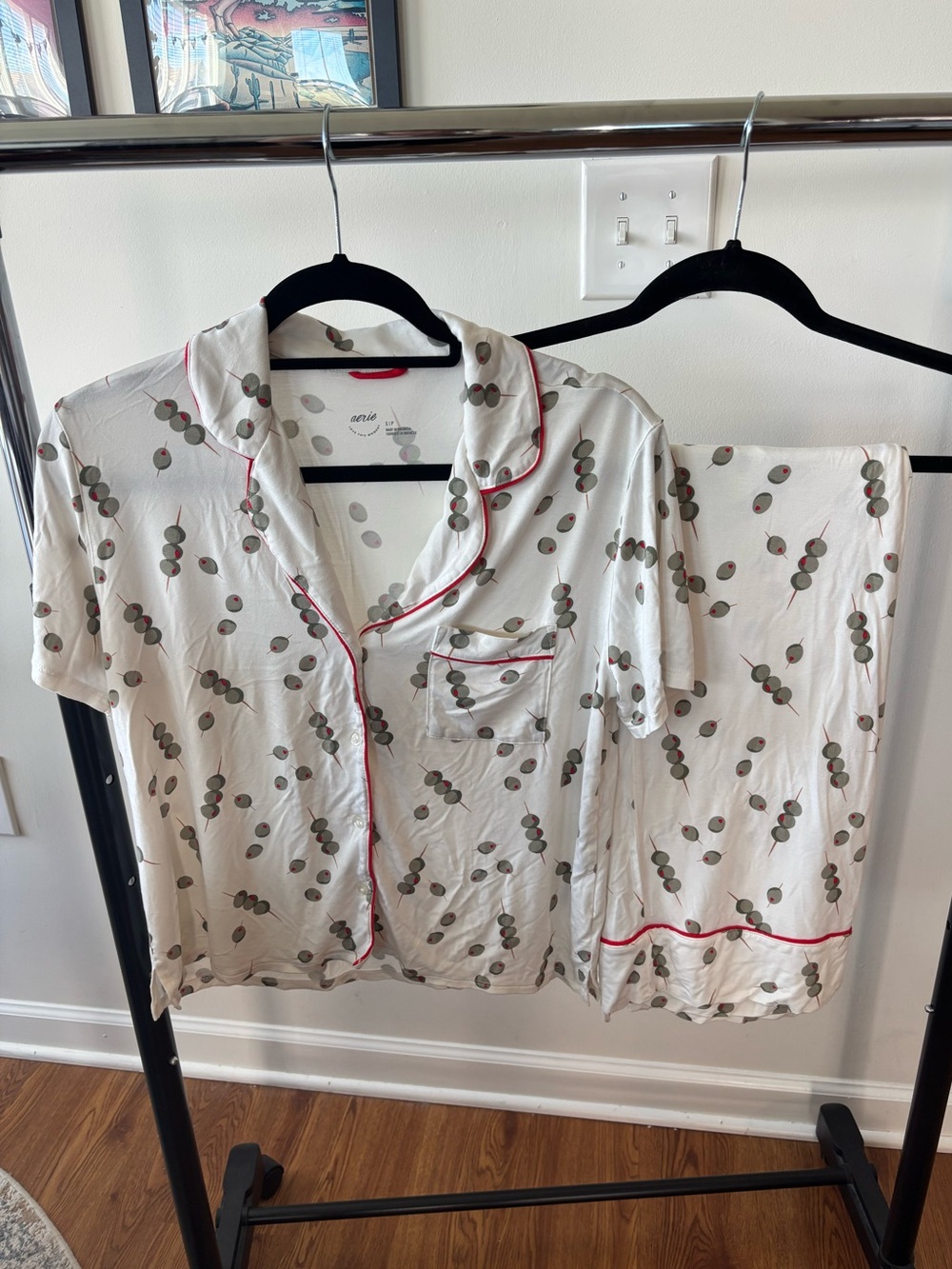 Aerie Olive PJ Set